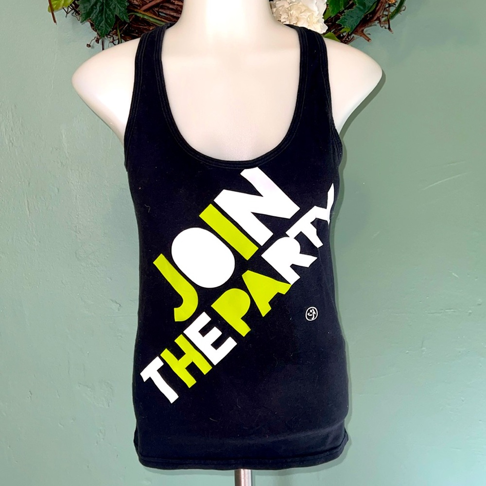 Size Medium Stretchy ZUMBA tank